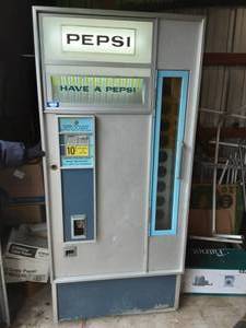 Vintage Pepsi Cola Soda Can Vending Machine