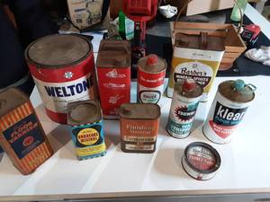 Collection Of Vintage Cans