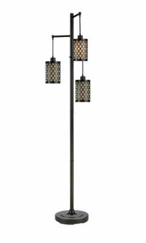 lot 77 image: Bridgeport Designs Artemis 3-Light Floor Lamp