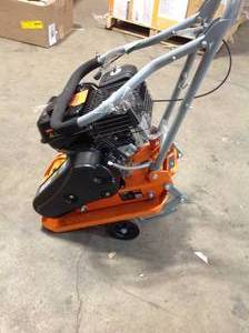 YARDMAX 2500 lb. Compaction Force Plate Compactor 6.5HP196cc open box costumer returns see pics
