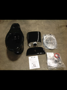 2-piece 1.1 GPF1.6 GPF High Efficiency Dual Flush Elongated Toilet in Black like new condition