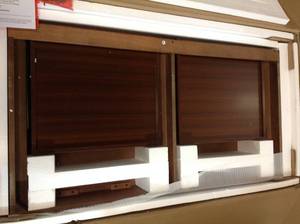 Bradstone Walnut Writing Desk open box