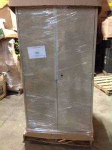 Classic Series 72 in. H x 36 in. W x 18 in. D Steel Combination Cabinet with Adjustable Shelves in Tropic Sand like new open box