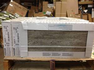 Lot with 9 boxes Stonehollow Smoky Taupe 12 in. x 24 in. Glazed Porcelain Floor and Wall Tile (15.6