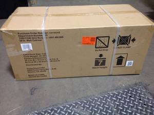 Ready-to-Assemble 24-Gauge Steel Wall Mounted Garage Cabinet in Black (28 in. W x 29 in. H x 12 in. D)like new customer returned