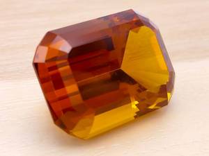 57.45 Carat Natural Madeira (Fire) Citrine Gemstone