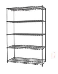TRINITY 5-Shelf Steel Organizer with Shelf Dividers