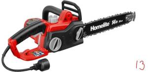 HOMELITE 14 in. 9 Amp Electric Chainsaw