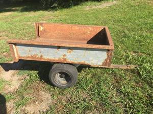 Metal Utility Dump Cart