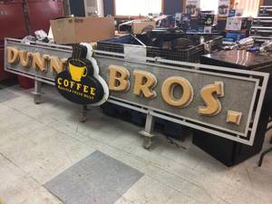 Dunn Bros. Coffee Horizontal Outdoor Sign