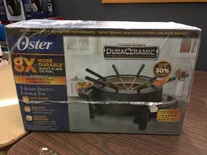 Oster Duraceramic 3 Qt Fondue Pot