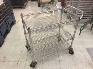 NSF Rolling Wire Cart