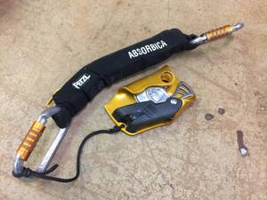 PetzL ASAP Fall Arrester and AB Sorica Lanyard