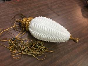 Vintage Hanging Lamp - Drape - Swag