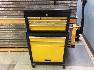 Black & Yellow Tool Cabinet
