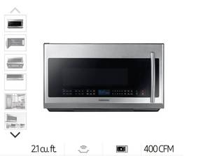Samsung 2.1 Cu. Ft. Over-The-Range Microwave