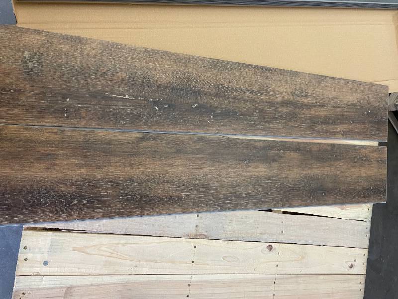 395 SF of Premium Easy Install Luxury Vinyl Plank Flooring - Weathered Rust