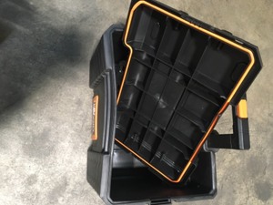 RIDGID 22 in. Pro Gear Cart Tool Box in Black