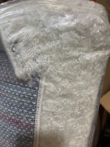 Unique Loom Solid Shag White  9 0 x 12 0 Area Rug