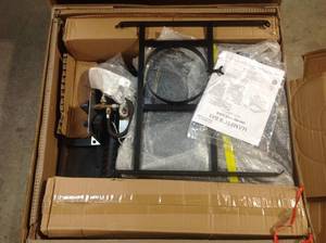 Out door Crossridge 50,000 BTU Antique Bronze Finish Gas Fire Pit open box customer returned