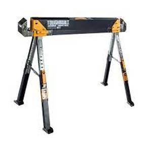 Set of 5 units  Adjustable Height (25-32 in.) and Width (39.9-45.9 in.) Steel Sawhorse and Jobsite Table - 1300 lb. Capacity used in good conditions
