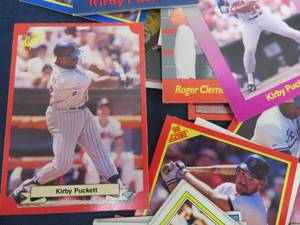 lot 4 image: BASEBALL LOT LETS JUST CALL IT KIRBY PUCKETT