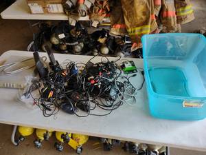 lot 51 image: Assorted Electronic & Cables in Tub...
