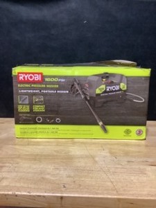 RYOBI 1,600 PSI 1.2 GPM Electric Pressure Washer. See Pictures