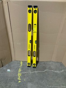 (2) Stanley 48 in. Box Beam Level See Pictures