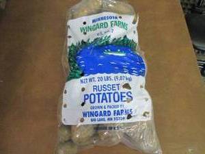 20 lbs Minnesota Wingard Farms Russ...