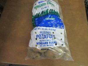 20 lbs Minnesota Wingard Farms Russ...
