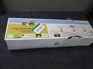 Hampton Bay 2 ft. 3-Light Brushed S...