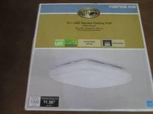 Hampton Bay 12 in. 14-Watt Square L...