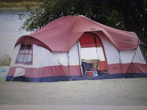 18 x 10 10-Person Dome Tent open ...