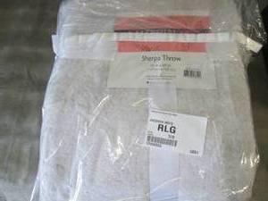 Material Girl Sherpa Fleece Throw o...