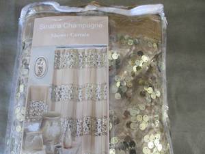 Sinatra Shower Curtain open pkg...