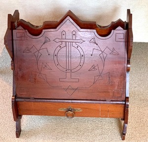 lot 20 image: Victorian Magazine Rack