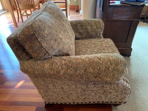lot 13 image: Soft and Comfortable Upholstered Armchair