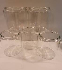lot 60 image: Jadeite Cake Stand and Jar Collection