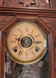 lot 90 image: Ornate Vintage Wall Clock