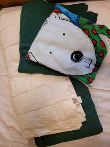 lot 97 image: Woolrich Down Blanket  & Bedding Selection