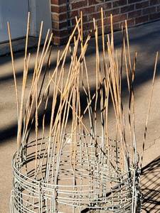lot 107 image: (10) Plant Cages or Peony Cages