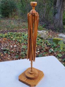 lot 149 image: Vintage Primitive Yarn Spinner