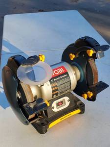 lot 140 image: Ryobi Bench Grinder