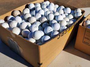 lot 292 image: (2) Boxes Full of Assorted Golf Balls