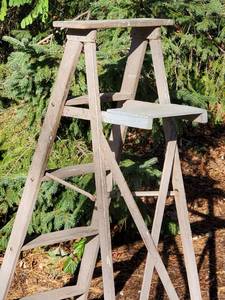 lot 297 image: Vintage Wooden Ladder