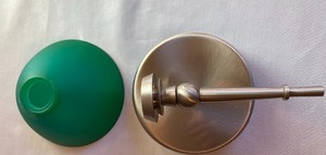 lot 180 image: Four Green and Gold Wall Sconces