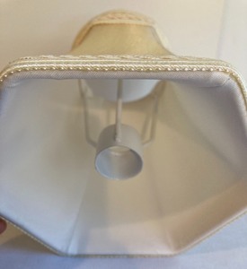 lot 194 image: Set of 10 Ivory Lamp Shades