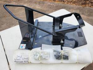lot 319 image: Motorcycle Wheel Trailer Chock with Mounting Hardware