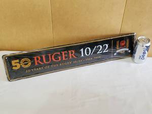 lot 337 image: (2) Ruger Gun Tin Signs
